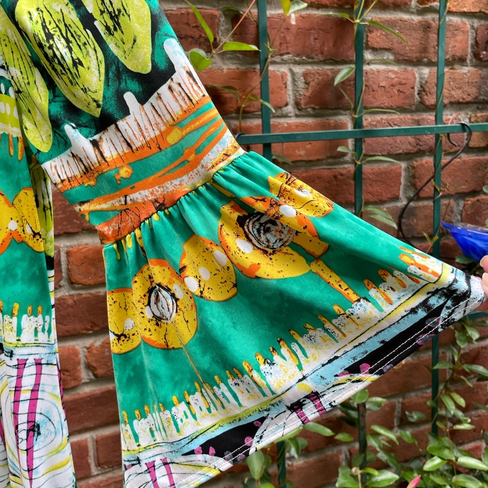 Cool colorful Boho dress by Hanger Size Small